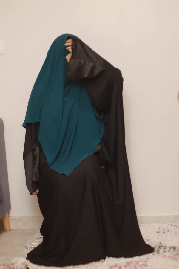 Maison Premium French Khimar - Dark Blue - Image 3