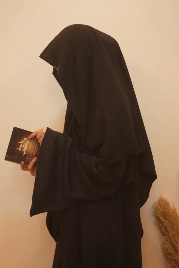 Maison Premium French Khimar - Black - Image 6