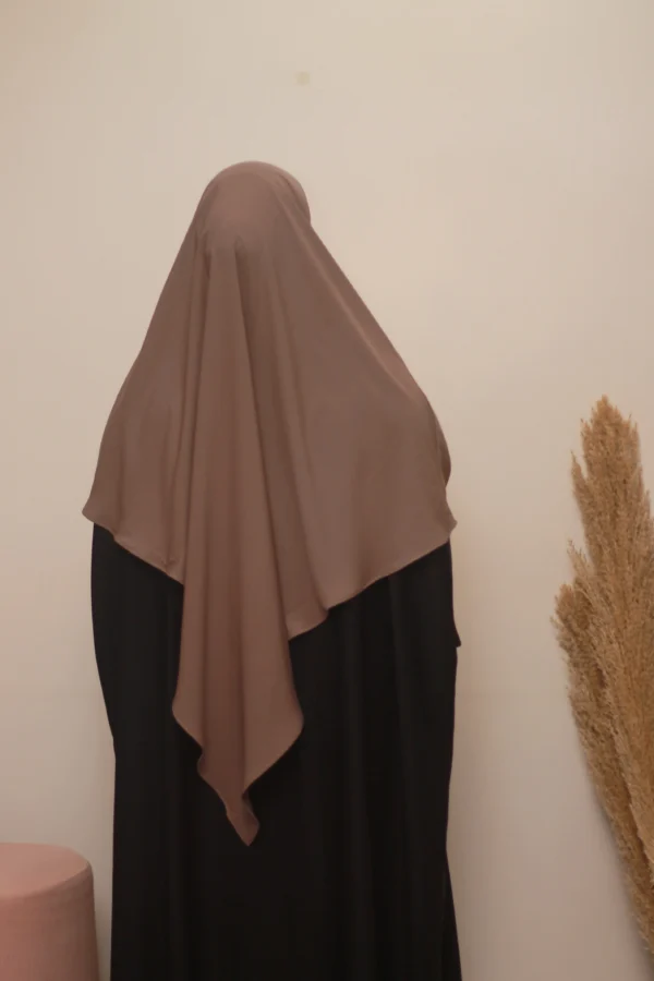 Maison Premium French Khimar - Silver Grey - Image 3