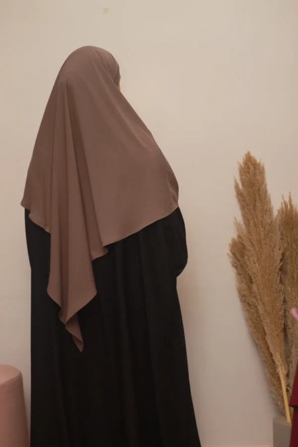 Maison Premium French Khimar - Silver Grey - Image 4