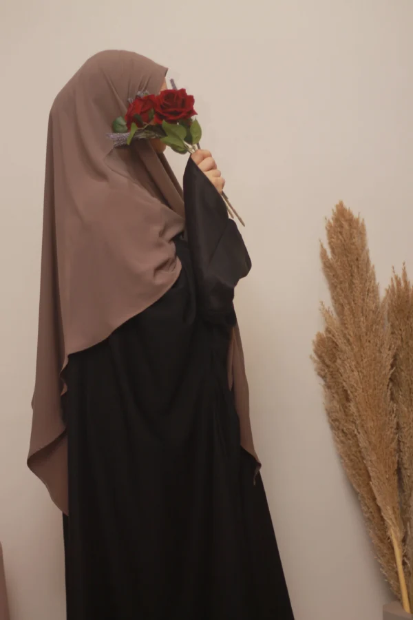 Maison Premium French Khimar - Silver Grey - Image 5