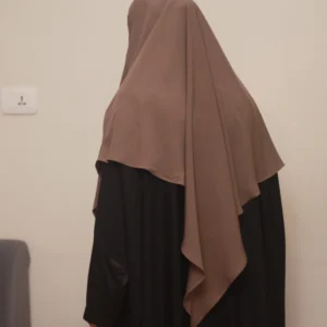 Maison Premium French Khimar - Silver Grey