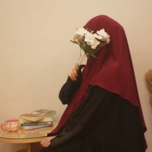 Maison Premium French Khimar - Maroon